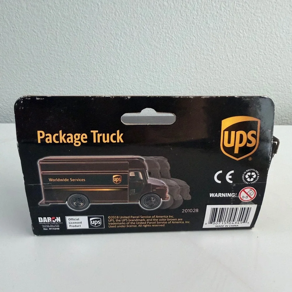 Daron UPS Package Truck Pullback Action Worldwide Services Diecast RT4349